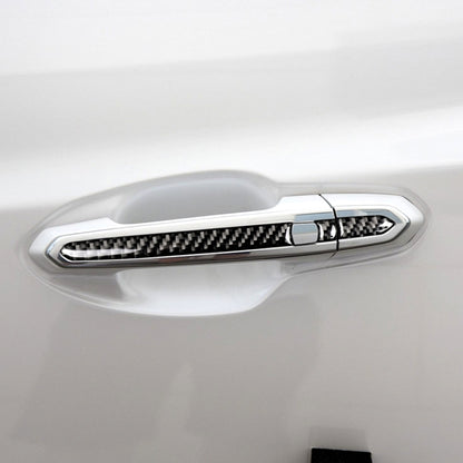 Car Carbon Fiber Outside Door Handle Decorative Sticker for Cadillac XT5 2016-2017 by buy2fix