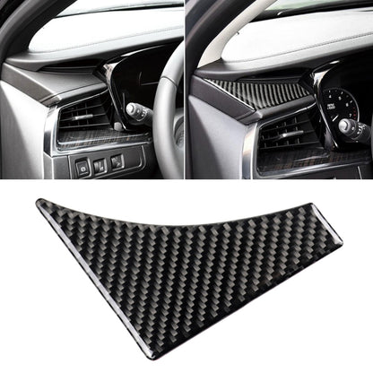 Car Carbon Fiber Main Driving Triangle Decorative Sticker for Cadillac XT5 2016-2017, Left Drive by buy2fix