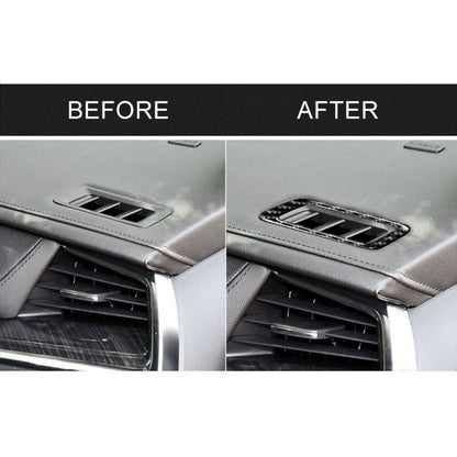 Car Carbon Fiber Air Outlet Decorative Sticker for Cadillac XT5 2016-2017, Left Drive by buy2fix