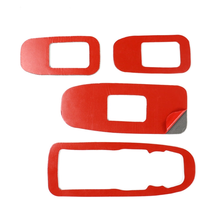 Car Carbon Fiber Door Window Lift Panel Decorative Sticker for Cadillac XT5 2016-2017 by buy2fix