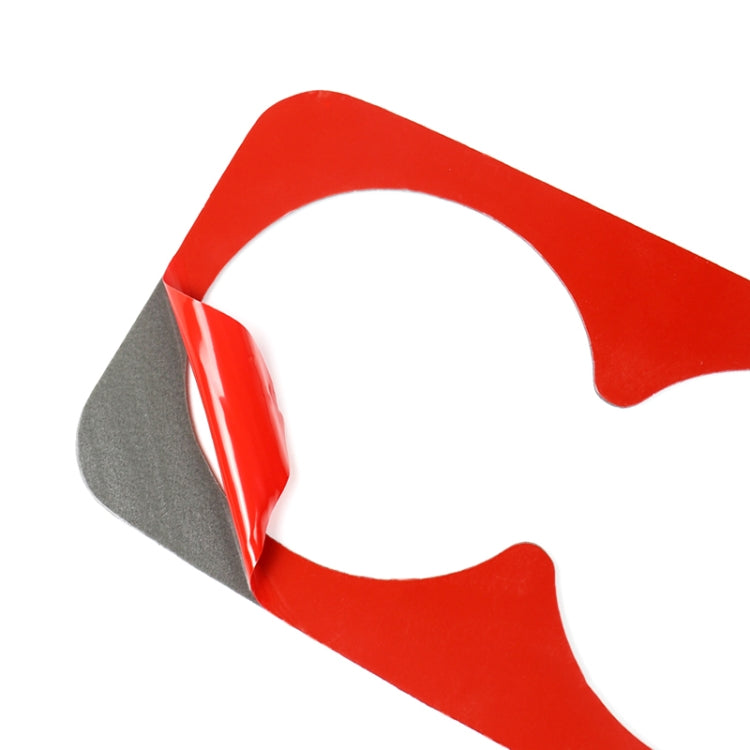 Car Carbon Fiber Rear Armrest Water Cup Decorative Sticker for Cadillac XT5 2016-2017 by buy2fix