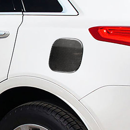 Car Carbon Fiber Fuel Tank Cap Decorative Sticker for Cadillac XT5 2016-2017 by buy2fix