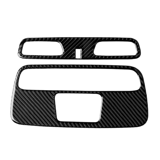 2 in 1 Car Carbon Fiber Dome Light Panel Decorative Sticker for Chevrolet Camaro 2016 by buy2fix