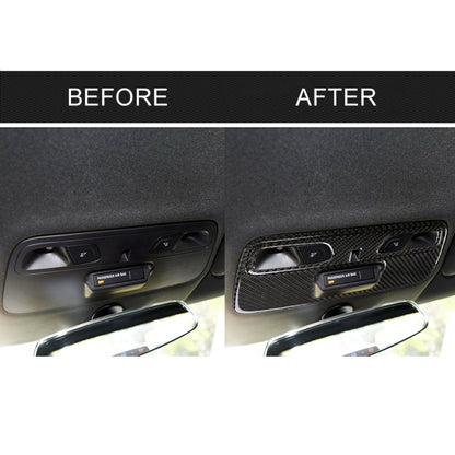 2 in 1 Car Carbon Fiber Dome Light Panel Decorative Sticker for Chevrolet Camaro 2016 by buy2fix