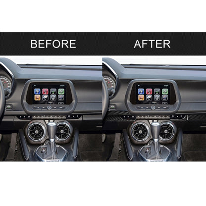 5 in 1 Car Carbon Fiber Central Console Decorative Sticker for Chevrolet Camaro 2017-2019, Left Drive by buy2fix