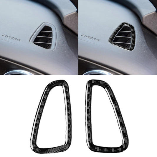 2 PCS Car Carbon Fiber Instrument Air Outlet Decorative Sticker for Chevrolet Camaro 2017-2019 by buy2fix