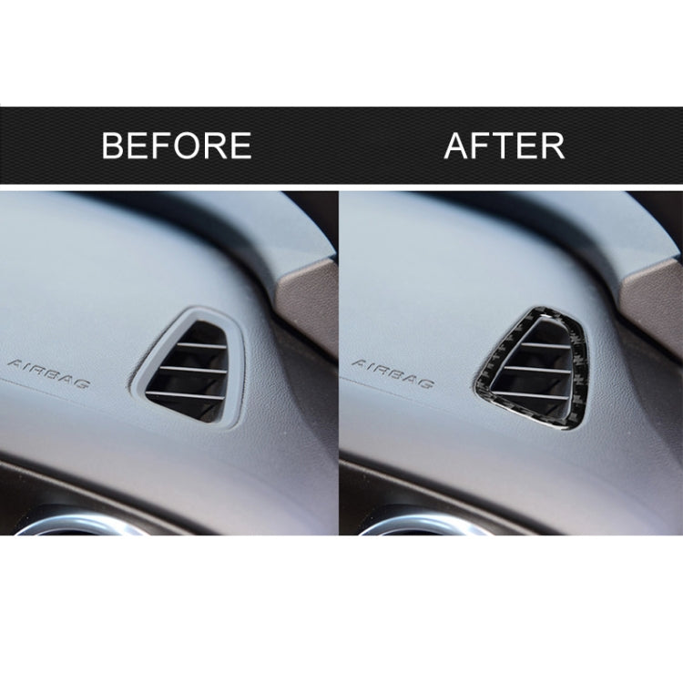 2 PCS Car Carbon Fiber Instrument Air Outlet Decorative Sticker for Chevrolet Camaro 2017-2019 by buy2fix
