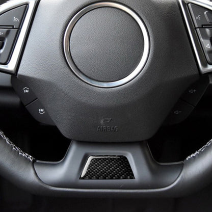 Car Carbon Fiber Below Steering Wheel Decorative Sticker for Chevrolet Camaro 2017-2019 by buy2fix