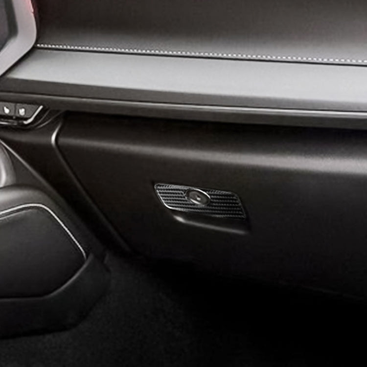 Car Carbon Fiber Glove Box Decorative Sticker for Chevrolet Camaro 2017-2019 by buy2fix