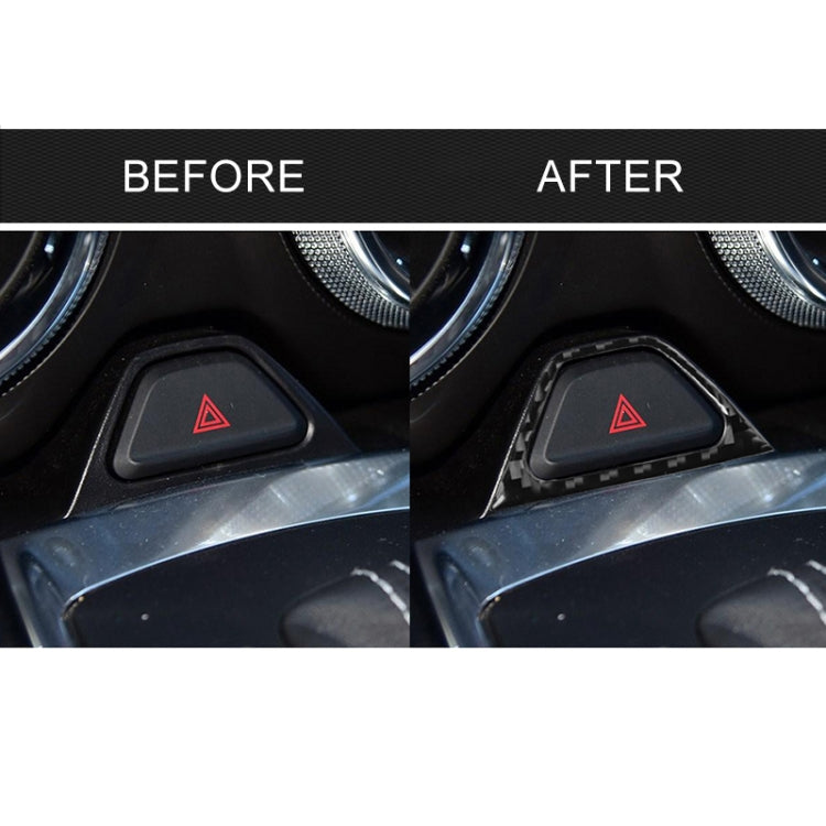 Car Carbon Fiber Warning Light Decorative Sticker for Chevrolet Camaro 2017-2019 by buy2fix