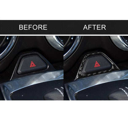 Car Carbon Fiber Warning Light Decorative Sticker for Chevrolet Camaro 2017-2019 by buy2fix