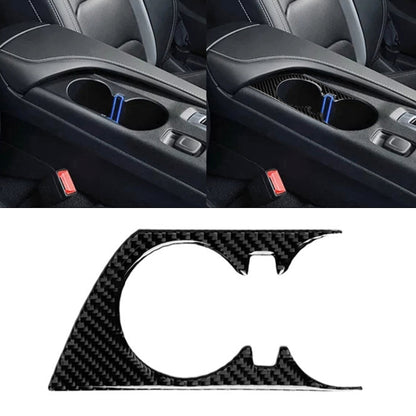 Car Carbon Fiber Water Cup Holder Decorative Sticker for Chevrolet Camaro 2017-2019 by buy2fix