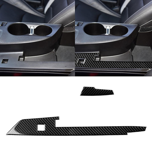 2 in 1 Car Carbon Fiber Central Control Stripe Decorative Sticker for Chevrolet Camaro 2017-2019 by buy2fix