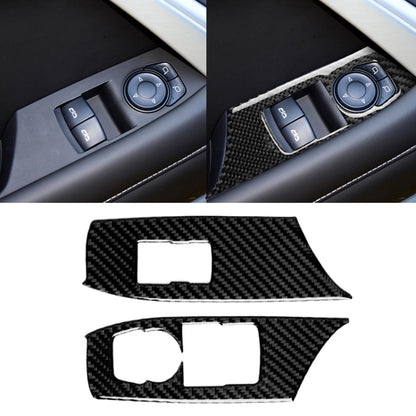 2 in 1 Car Carbon Fiber Window Lift Panel Decorative Sticker for Chevrolet Camaro 2017-2019, Left Drive by buy2fix