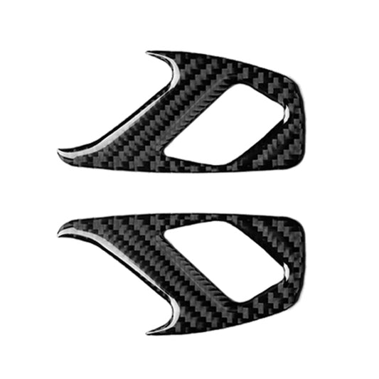 2 PCS Car Carbon Fiber Inner Door Lock Decorative Sticker for Chevrolet Camaro 2017-2019 by buy2fix