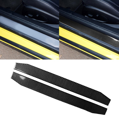 2 PCS Car Carbon Fiber Welcome Pedal Decorative Sticker for Chevrolet Camaro 2017-2019 by buy2fix