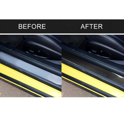 2 PCS Car Carbon Fiber Welcome Pedal Decorative Sticker for Chevrolet Camaro 2017-2019 by buy2fix