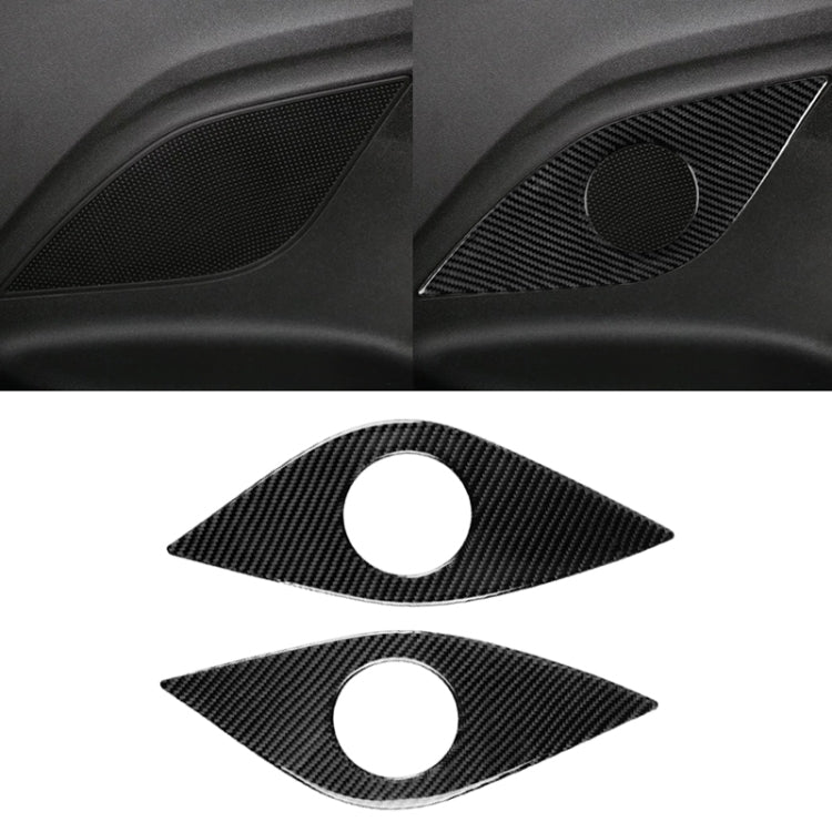 2 PCS Car Carbon Fiber Rear Horn Decorative Sticker for Chevrolet Camaro 2017-2019 by buy2fix