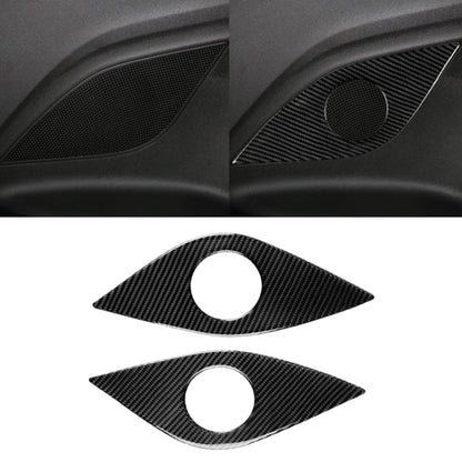 2 PCS Car Carbon Fiber Rear Horn Decorative Sticker for Chevrolet Camaro 2017-2019 by buy2fix