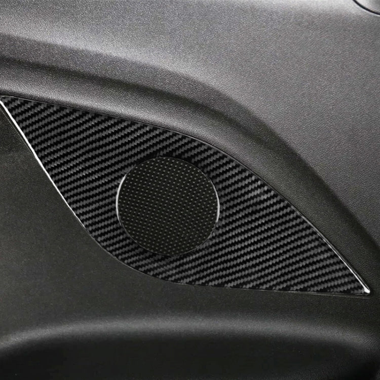 2 PCS Car Carbon Fiber Rear Horn Decorative Sticker for Chevrolet Camaro 2017-2019 by buy2fix