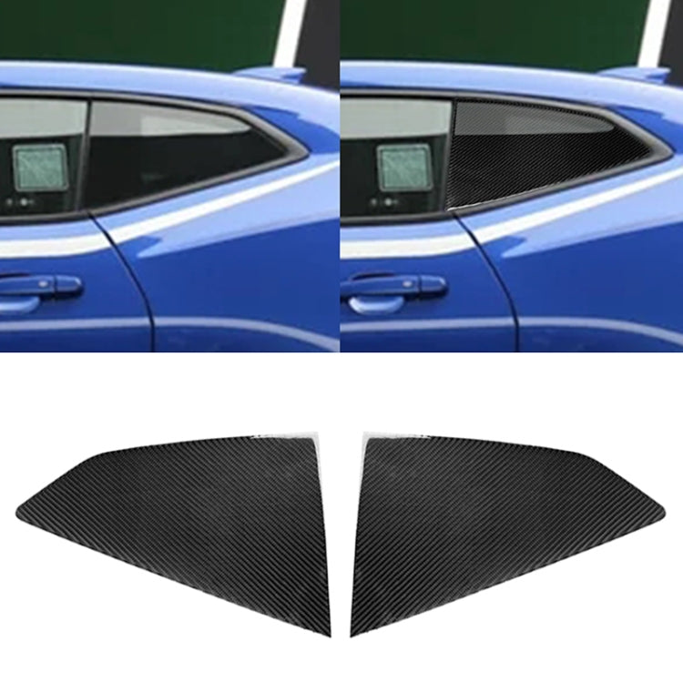 2 PCS Car Carbon Fiber Shutter Decorative Sticker for Chevrolet Camaro 2017-2019 by buy2fix