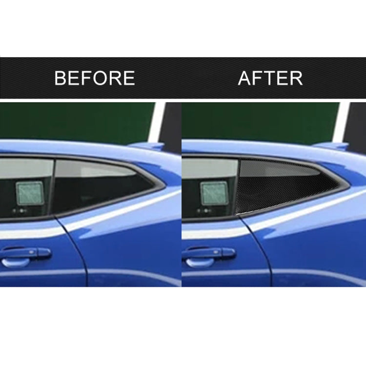 2 PCS Car Carbon Fiber Shutter Decorative Sticker for Chevrolet Camaro 2017-2019 by buy2fix