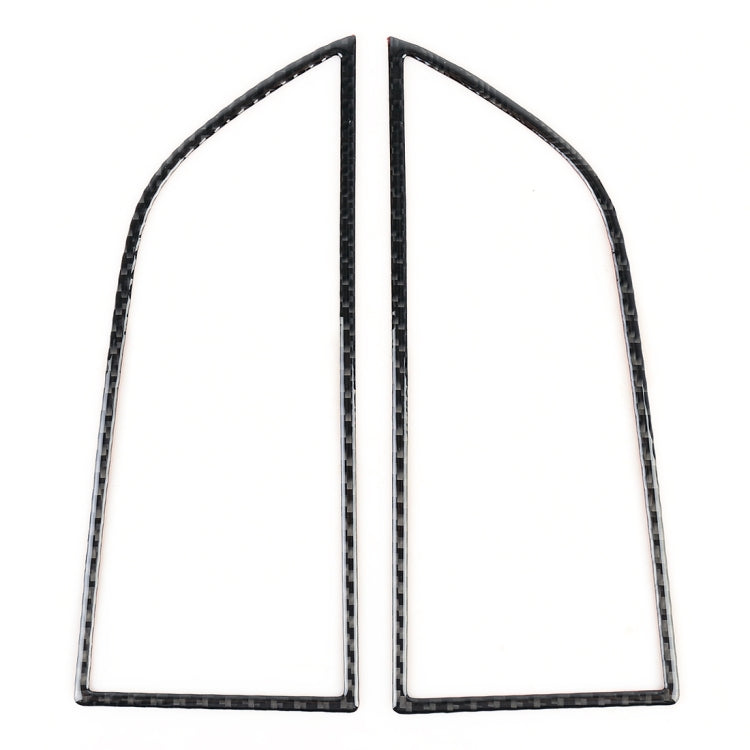 2 PCS Carbon Fiber Car Instrument Air Outlet Panel Decorative Sticker for Porsche Macan by buy2fix