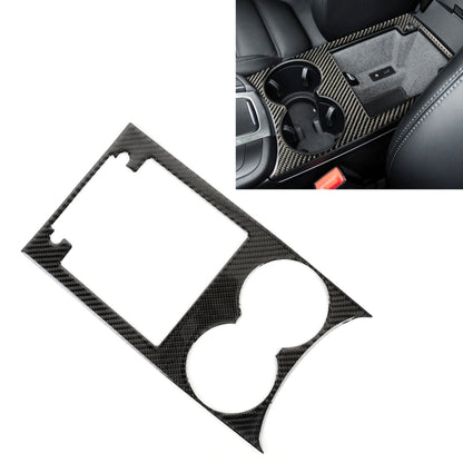Carbon Fiber Car Water Cup Panel Decorative Sticker for Porsche Macan by buy2fix
