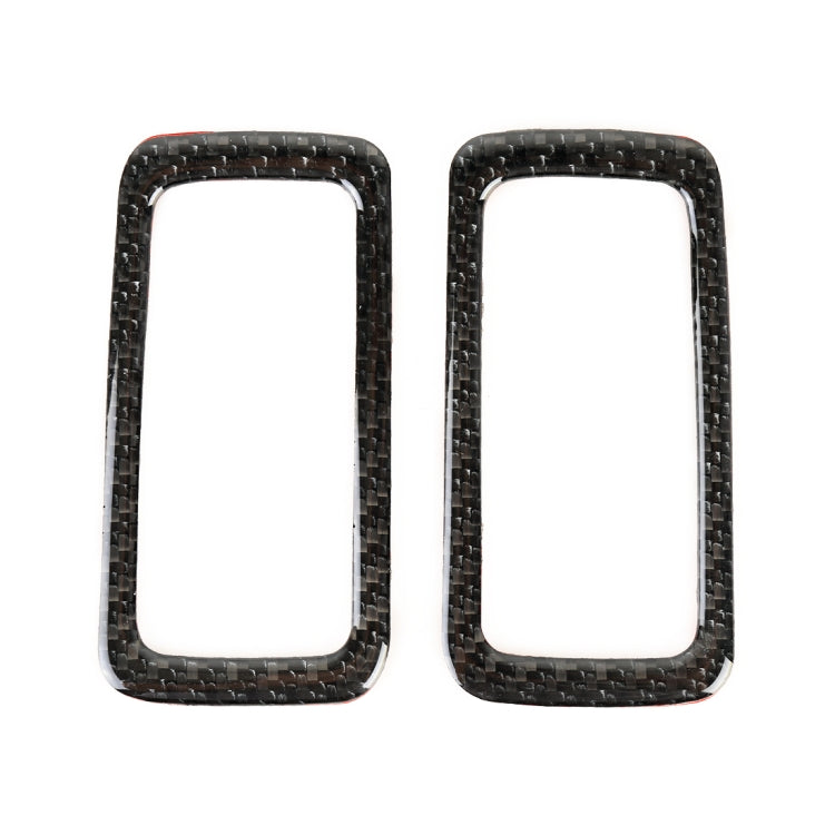 2 PCS Carbon Fiber Car Rear Dome Light Panel Decorative Sticker for Porsche Macan by buy2fix