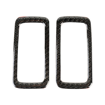 2 PCS Carbon Fiber Car Rear Dome Light Panel Decorative Sticker for Porsche Macan by buy2fix