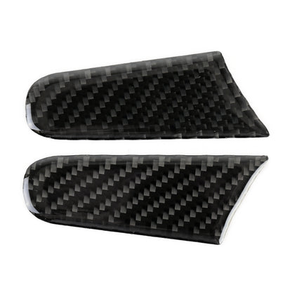 2 PCS Carbon Fiber Car Rearview Mirror Decorative Sticker for Porsche Macan by buy2fix