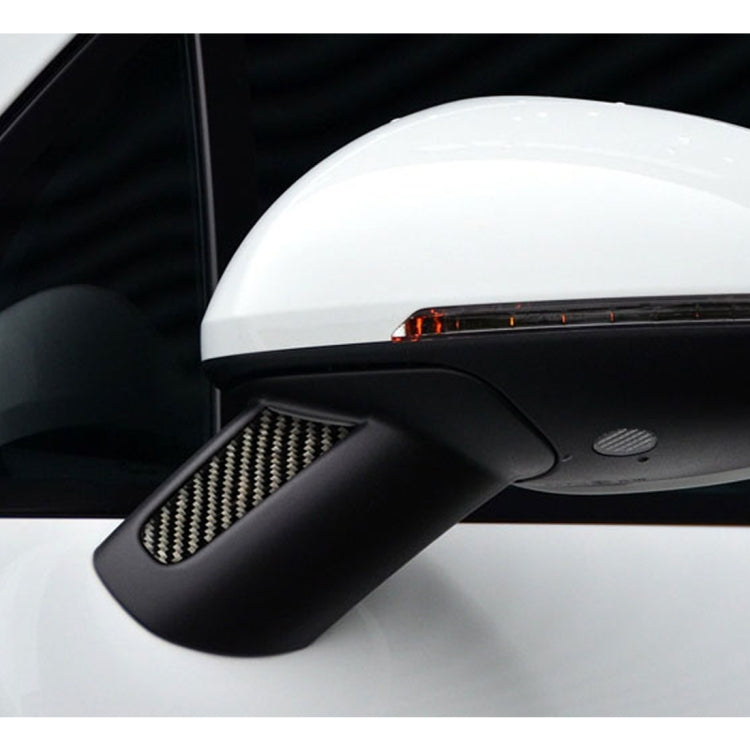 2 PCS Carbon Fiber Car Rearview Mirror Decorative Sticker for Porsche Macan by buy2fix