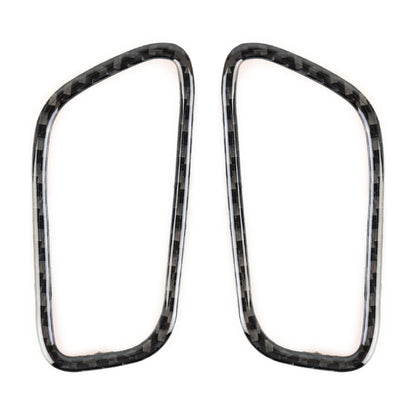 2 PCS Carbon Fiber Car Left and Right Air Outlet Panel Decorative Sticker for Porsche Macan by buy2fix
