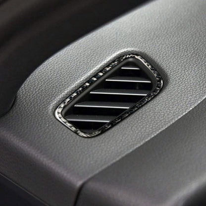 2 PCS Carbon Fiber Car Left and Right Air Outlet Panel Decorative Sticker for Porsche Macan by buy2fix