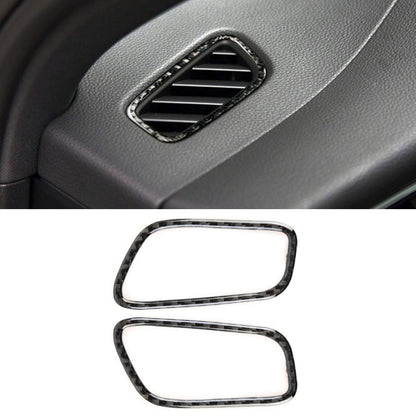 2 PCS Carbon Fiber Car Left and Right Air Outlet Panel Decorative Sticker for Porsche Macan by buy2fix