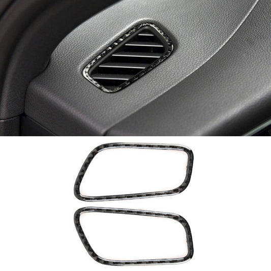 2 PCS Carbon Fiber Car Left and Right Air Outlet Panel Decorative Sticker for Porsche Macan by buy2fix