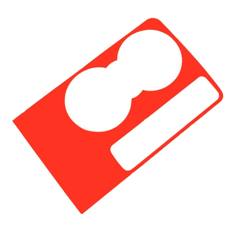 A Style Carbon Fiber Car Water Cup Decorative Sticker for Jaguar F-PACE 2016-2020 by buy2fix