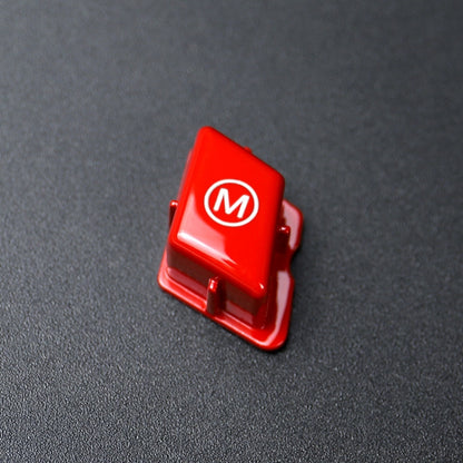 Wheel M Fashion Button Switch Trim Cover for BMW 3 series E90 E92 E93 M3 2007-2013(Red) by buy2fix