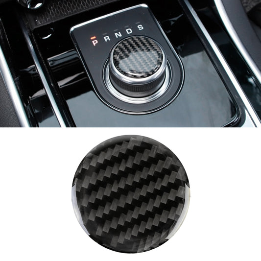 Carbon Fiber Car Gear Decorative Sticker for Jaguar F-PACE 2016-2020 by buy2fix