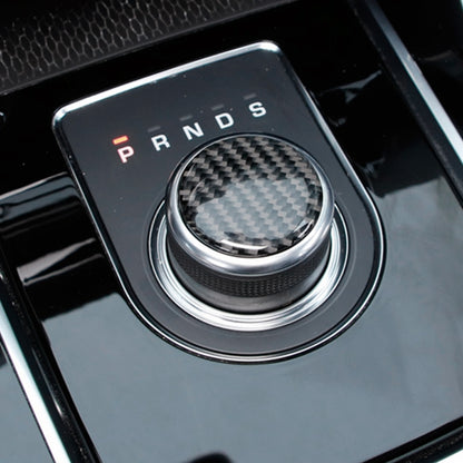 Carbon Fiber Car Gear Decorative Sticker for Jaguar F-PACE 2016-2020 by buy2fix