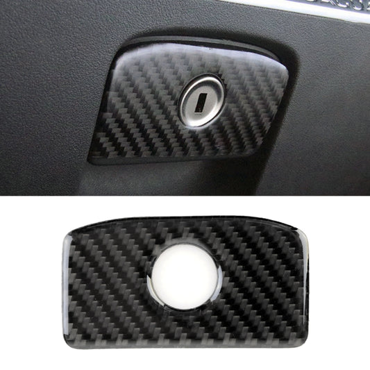 Carbon Fiber Car Storage Box Decorative Sticker for Jaguar F-PACE 2016-2020 by buy2fix