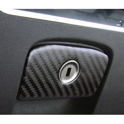 Carbon Fiber Car Storage Box Decorative Sticker for Jaguar F-PACE 2016-2020 by buy2fix