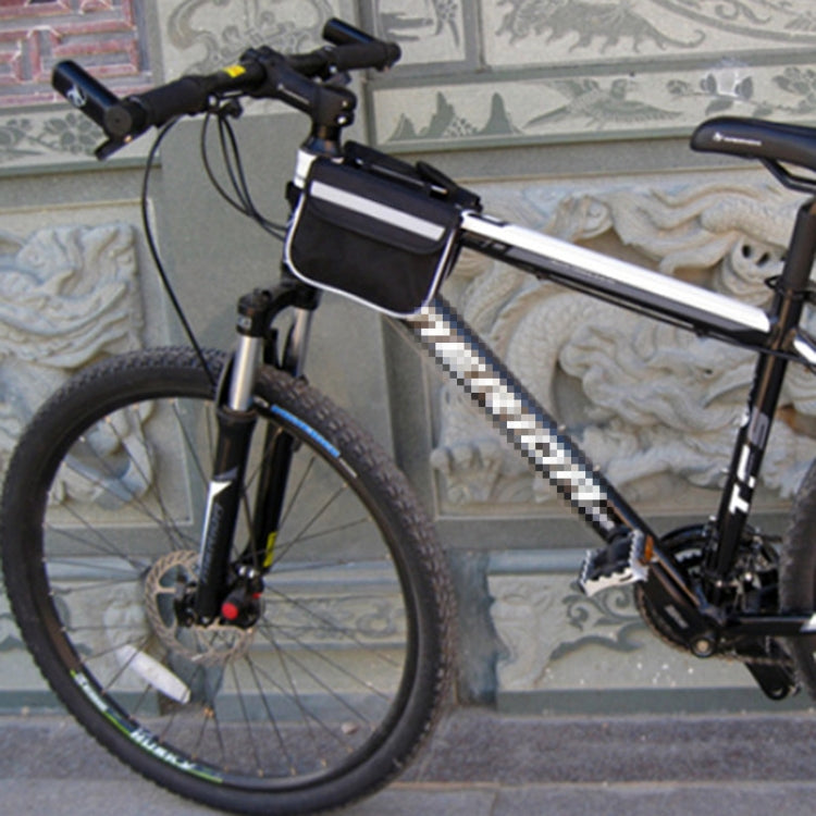 Bicycle Phone Bags Mountain Road Bike Front Head Bag Saddle Bag (Black) by buy2fix