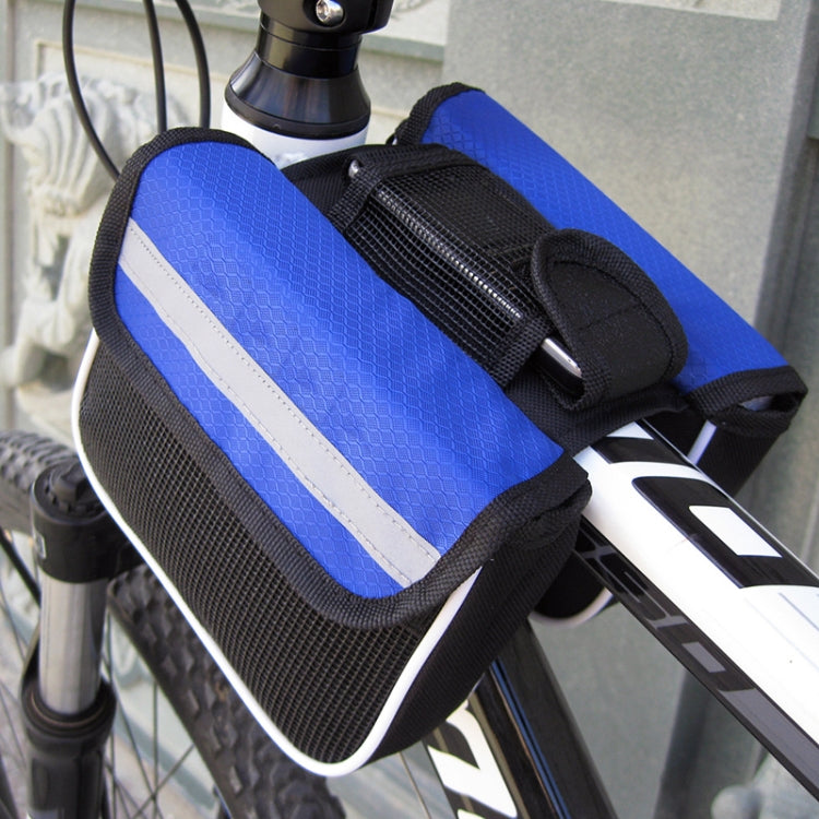 Bicycle Phone Bags Mountain Road Bike Front Head Bag Saddle Bag (Blue) by buy2fix