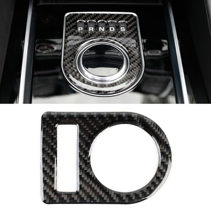 Carbon Fiber Car Gear Display Decorative Sticker for Jaguar F-PACE 2016-2020 by buy2fix