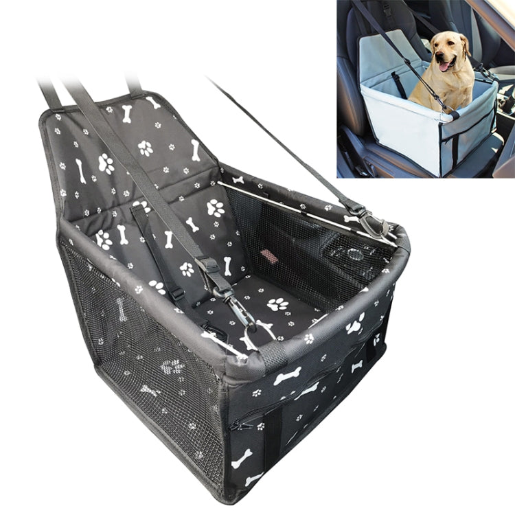 Nonslip Folding Oxford Cloth Car Vice Driving Seat Cover Pet Cat Dog Cushion Mat, Size: 40 x 30 x 25cm (Black Bone) by buy2fix