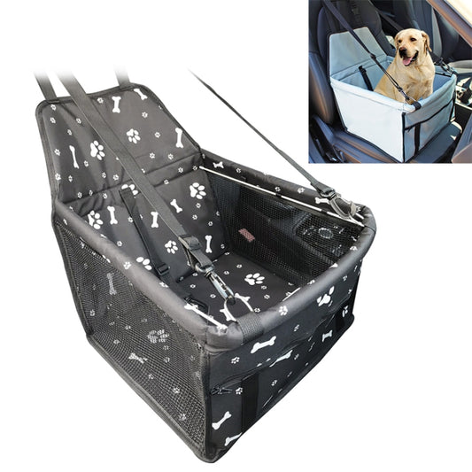 Nonslip Folding Oxford Cloth Car Vice Driving Seat Cover Pet Cat Dog Cushion Mat, Size: 40 x 30 x 25cm (Black Bone) by buy2fix