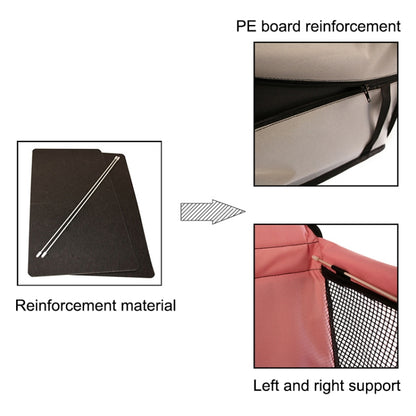 Nonslip Folding Oxford Cloth Car Vice Driving Seat Cover Pet Cat Dog Cushion Mat, Size: 40 x 30 x 25cm (Black Bone) by buy2fix