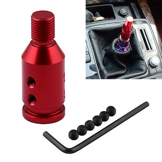 Car Threaded Shifter Gear Shift Knob Adapter 12 x 1.25 (Red) by buy2fix