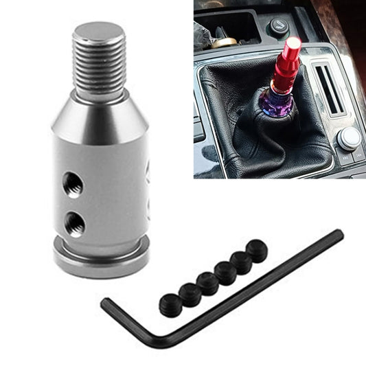 Car Threaded Shifter Gear Shift Knob Adapter 12 x 1.25 (Silver) - Shift Knob by buy2fix | Online Shopping UK | buy2fix